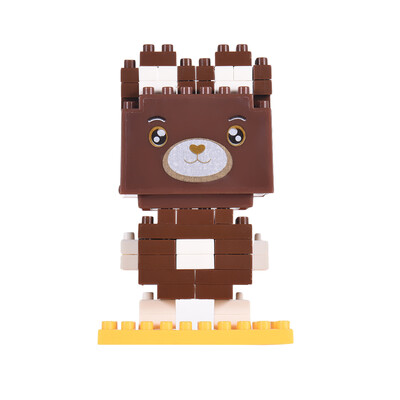 

Cartoon Mini Blocks Pencil Cap Sharpener School Stationery Desktop Decoration Gift for Students Boys Girls