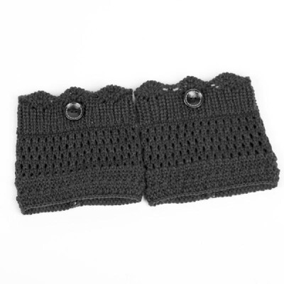 

Stylish Comfortable Calf Cover Warm Socks Set Winter Crown Shaped Edge Calf Enveloped Short Sock