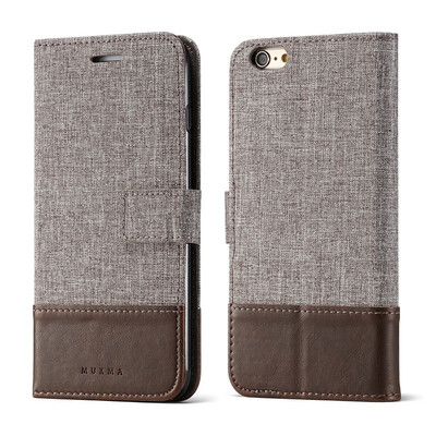 

Goowiiz Phone Case For Iphone 66s6 Plus6s Plus Fashion Canvas Leather Wallet Full package flip Holder Stand