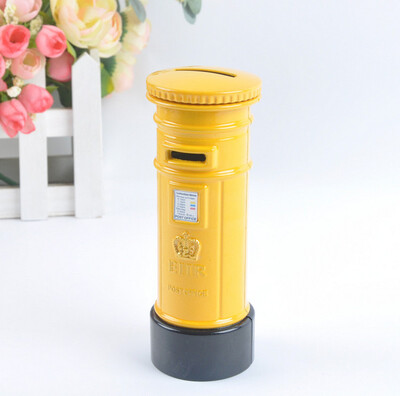 

Posting boxes London tourist souvenirs metal mailboxes savings cans