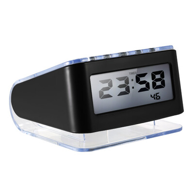 

Digital LED Backlight Countdown Timer Alarm Clock Calendar Thermometer Clock with Birthday Reminding & Snooze Function--White