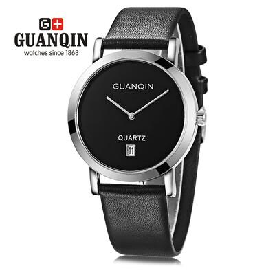 

GUANQIN GS19047 Male Quartz Watch Date Display Ultra-thin Dial Men Wristwatch