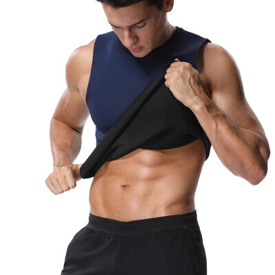 

SLIMBELLE Mens Body Shaper Hot Neoprene Sweat Vest Workout Slimming Tank Top Waist Trainer