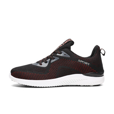 

Hot Four Seasons Running Shoes Men Lace-up Athletic Trainers Zapatillas Sports Shoes Male Outdoor Walking Trainers Men Sneakers