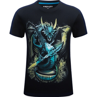 

New Fashion WomensMens T-shirt O-Neck Short Sleeved 3D Print Funny Cotton Casual Tees Tops Plus Size