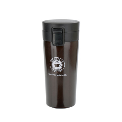

New Stylish Vacuum Cup Travel Gift Coffee Cup Bounce Lid Stainless Steel Vacuum Bottle