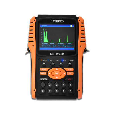 

SATHERO SH-800HD Global Universal TV Signal Finder Meter DVB-SS2 Full HD 1080P Digital Meter H264 MPEG-4 with 35 Inch LCD Displ