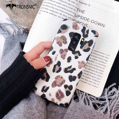 

Tronsnic Leopard Fashion Phone Case for Samsung Galaxy S7 edge Soft Case Luxury Covers Yellow Gold Pink