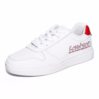 

Girls spring flat low cut skateboard shoes leather waterproof students wild casual shoes sneakers