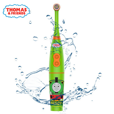 

Thomas&friends THOMAS & FRIENDS childrens electric toothbrush TC206 US DuPont soft hair replaceable brush head 3D rotation depth clean green