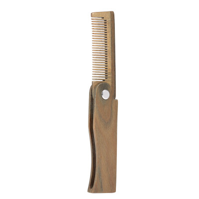 

Mens Beard Hair Comb Pocket Verawood Mustache Comb Male Facial Massage Brush Anti-static Hair Styling Tool