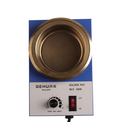 

Wuhu GEHU GH-98D constant temperature soldering furnace thermostat melting tin pot electrician tin melting furnace melting tin furnace