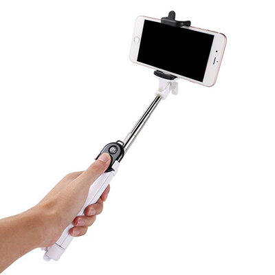 

Fashion Selfie Stick Retractable Tripod Bluetooth Remote Shutter