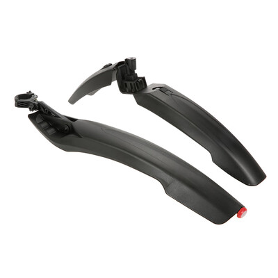 

Bicycle Fender MTB Mountain Bike Cycling Front Rear LED Mudguard Set Durable Bicycle Mud Guards with LED Tail Light