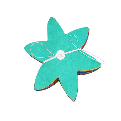 

3m Hawaii Colorful Hanging Paper Garland Flower Leaves Festivals Party Wedding Props Decoupage Decoration