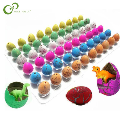 

10pcslot Novelty Gag Toys Children Toys Cute Magic Hatching Growing Animal Dinosaur Eggs For Kids Educational Toys Gifts GYH