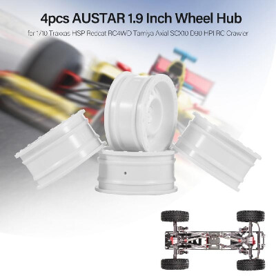 

4pcs AUSTAR 19 Inch Wheel Hub Rim Set for 110 RC Car Traxxas HSP Redcat RC4WD Tamiya Axial SCX10 D90 HPI RC Rock Crawler