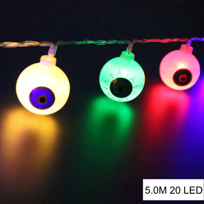 

UpperX 1pcs Halloween Solar energy Decor String Lights20 LED Eyes LightsFairy StringStarry Light for OutdoorHomePatioGarden