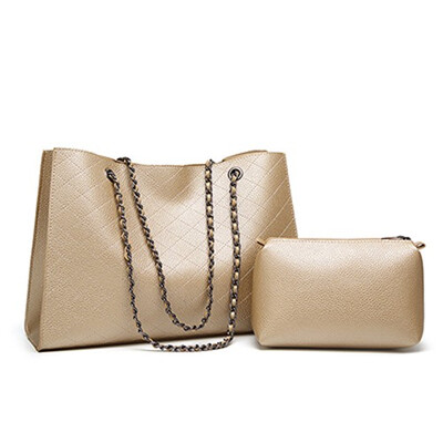

2Pcs Sets Bag Women Leather Handbag Luxury Female Shoulder Bags Designer Big Crossbody Bags For Women 2019 Famous Brand Tote Sac