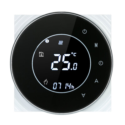 

5A Programmable Water Heating Controller Temperature Regulator Thermostat Touchscreen LCD with Backlight Voice Control Function