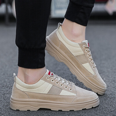

2018 autumn new thick bottom street beat old shoes mens thick bottom platform shoes casual Korean version of the wild net red sho