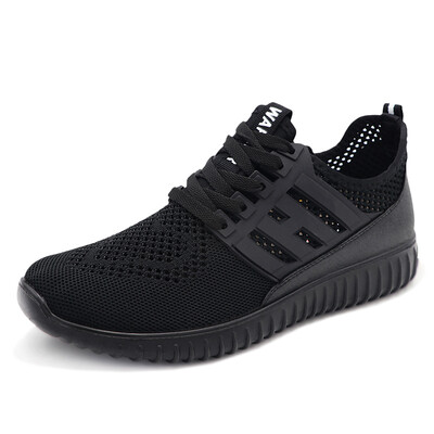 

Warrior Coconut Sports Running Mens Flying Weave Lacable Casual Shoes WLY-3292-1 Black 40