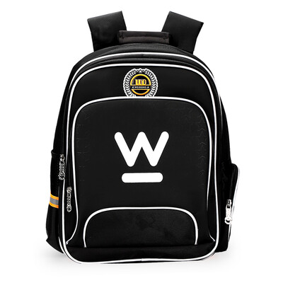 

Cat Taizi MAOTAIZI simple double shoulder bag primary school boy waterproof large capacity bag boy child multi-function backpack black