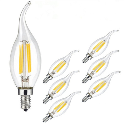 

KWB LED Filament Bulb Light Warm White 2W 4W 6W 220V 6PCS