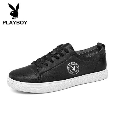 

Playboy PLAYBOY Korean version of the wild fashion casual shoes mens comfortable wear DS81068 black 44