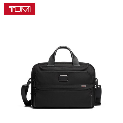 

TUMI way Alpha series mens briefcase computer bag 02603115D3 black