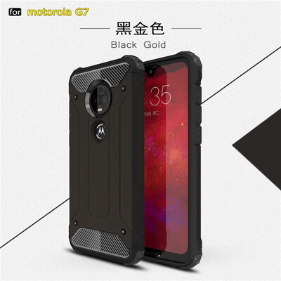 

Goowiiz Phone Case For Motorola Moto E6G7 King Kong Armor Fashion Bumper PC TPU Prevent falling