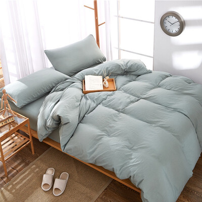 

NeillieN Four sets of washed cotton products pure cotton gifts bedding pure cotton home textilesQuilt Cover Pillow Cover