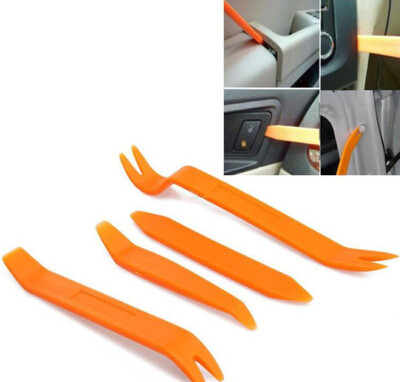 

4pcs Auto Car Radio Door Clip Panel Trim Dash Audio Removal Installer Pry Tool