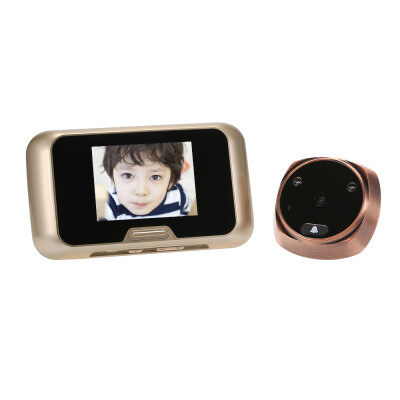 

Electronic Peephole with Indoor 30inch Viewer Outdoor Peephole Camera 120-degree Viewing Support Audio VideoPhoto Taking Battery