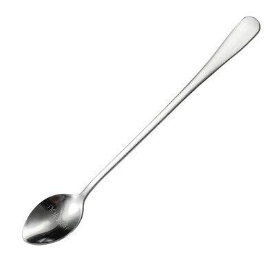 

Custom Stamped Engraved Stainless Steel Long Handle Ladle Personalized Coffee Milk Stir Spoon with Lettering for Gifts