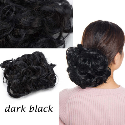 

Women Comb Clip In Curly Hair Piece Chignon Updo Hairpiece Extension Hair Bunignons