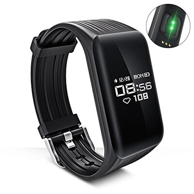 

New Fitness Tracker K1 Smart Bracelet Real-time Heart Rate Monitor down to sec Charging 2 hours Useing 1 weeks waterproof watch