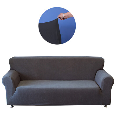 

Universal Polyester Spandex Stretchable Sofa Cover Strapless Slipcover Removable Washable Covering Mat Furniture Protector for 3