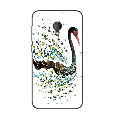 

TPU Soft Silicone Phone Case for Vodafone smart N9 lite VDF620 Back Cover Rose Colored plum deer style