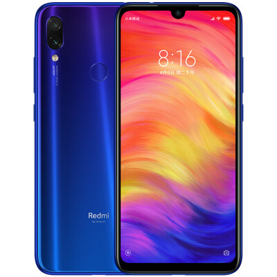 

Millet red rice Redmi Note7 Symphony gradient AI double camera 6GB64GB Dream blue full Netcom 4G dual card dual standby water drop full screen photo game smartphone