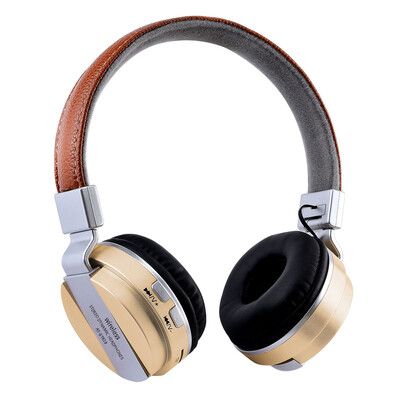 

Bluetooth 42 Headphone Wireless Stereo Earphone Foldable Over Ear Headset 35mm AUX In FM Radio TF Card Slot w Microphone Hands-