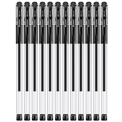 

Jinlongxing Glosen 05mm office neutral pen pen pen 12 box black 3042