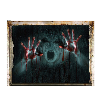 

3D Stereoscopic Show Window Wall Sticker Home Living Room Bedroom Environmental-Friendly Scary Decorative Paster for Halloween & C