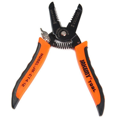 

JAKEMY JM - CT4 - 12 Wire Cutter Stripper Clamp 70 inch Plier Hardware Tool