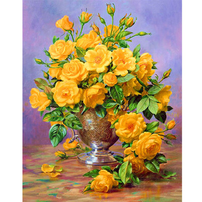 

NAIYUE 12 16 inches30 40cm DIY 5D Diamond Painting Kit Flower Resin Rhinestone Mosaic Embroidery Cross Stitch Craft Home Wall
