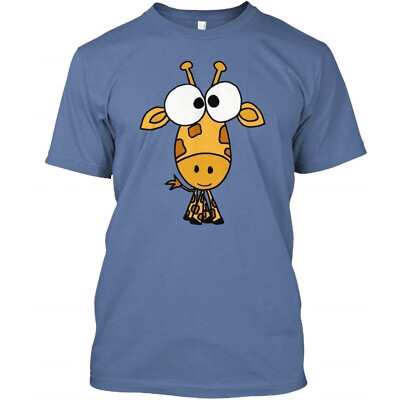 

Funny Cute Big Headed Giraffe Cartoon Tshirt - Hanes Tagless Tee