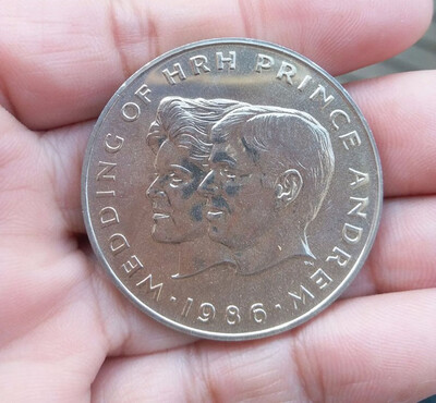

38mm 1986 Royal Wedding Commemorative Coin Western Samoa