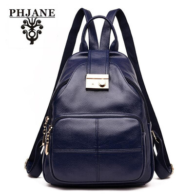 

PHJANE Women Bags Backpack Purse PU Leather Zipper Bags Casual Backpacks Shoulder Bags