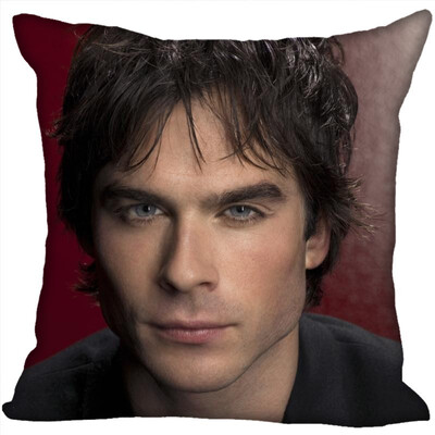 

Ian Somerhalder Hot Sale Pillow Case High Quality New Years Pillowcase Decorative Pillow Cover For Wedding Decorative Christmas 35x35CM