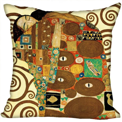 

Gustav Klimt Hot Sale Pillow Case High Quality New Years Pillowcase Decorative Pillow Cover For Wedding Decorative Christmas 35x35CM 35x35CM 35x35CM